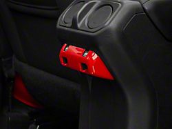 RedRock Switch Panel Trim; Red (18-23 Jeep Wrangler JL)