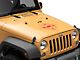 Jeep Licensed by RedRock Compass Decal with JK Logo; Red (07-18 Jeep Wrangler JK)