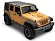 Jeep Licensed by RedRock Compass Decal with Jeep Logo; Matte Black (07-18 Jeep Wrangler JK)