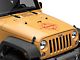 Jeep Licensed by RedRock Compass Decal with Jeep Logo; Red (07-18 Jeep Wrangler JK)