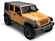 Jeep Licensed by RedRock Compass Decal with Jeep Logo; Red (07-18 Jeep Wrangler JK)