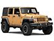 Jeep Licensed by RedRock Small Compass Decal with Jeep Logo; Black (07-18 Jeep Wrangler JK)