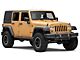 Jeep Licensed by RedRock Small Compass Decal with Jeep Logo; White (07-18 Jeep Wrangler JK)