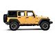 Jeep Licensed by RedRock Small Compass Decal with Jeep Logo; Silver (07-18 Jeep Wrangler JK)