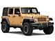 Jeep Licensed by RedRock Small Compass Decal with Jeep Logo; Red (07-18 Jeep Wrangler JK)