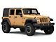 Jeep Licensed by RedRock Small Compass Decal with JK Logo; White (07-18 Jeep Wrangler JK)
