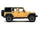 Jeep Licensed by RedRock Small Compass Decal with JK Logo; Red (07-18 Jeep Wrangler JK)