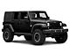 Jeep Licensed by RedRock JK Star Accent Decal; Silver (07-18 Jeep Wrangler JK)