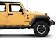 Jeep Licensed by RedRock Jeep Star Accent Decal; Black (07-18 Jeep Wrangler JK)