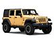 Jeep Licensed by RedRock Jeep Star Accent Decal; Matte Black (07-18 Jeep Wrangler JK)