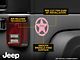 Jeep Licensed by RedRock Jeep Star Accent Decal; Pink (07-18 Jeep Wrangler JK)