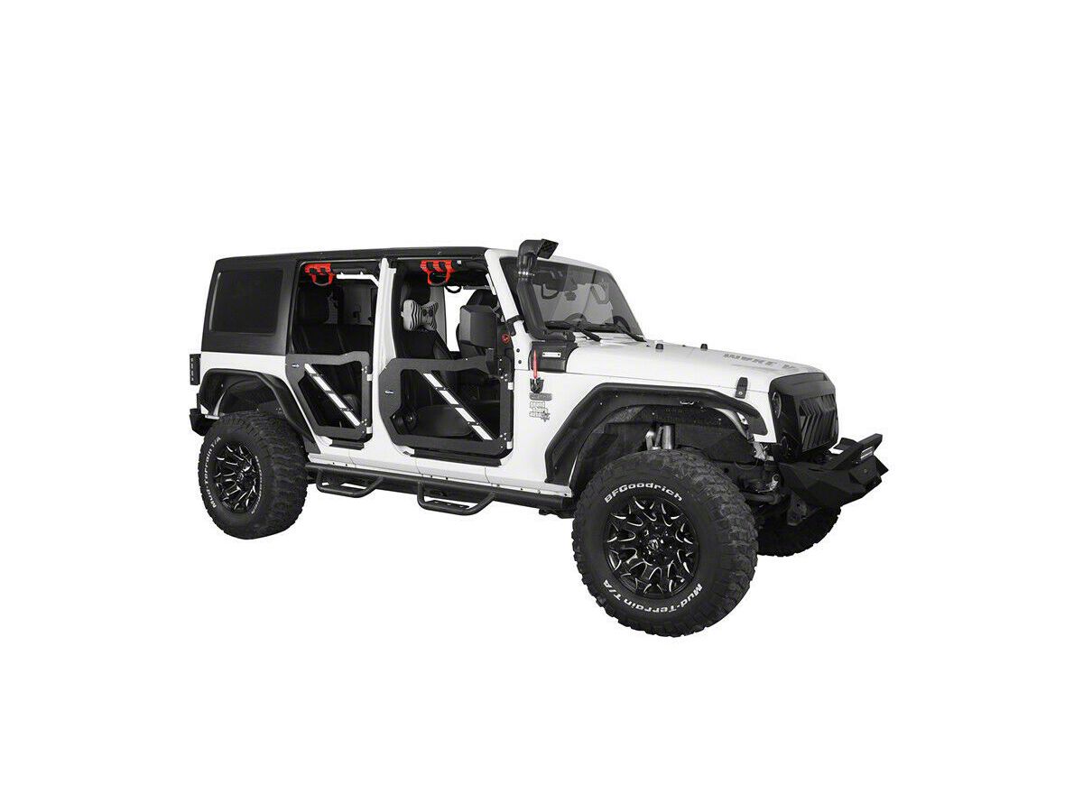 Jeep Wrangler Steel Trail Tube Doors (07-18 Jeep Wrangler JK 4-Door) - Free  Shipping