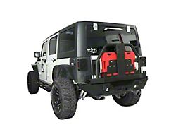 Rear Bumper with Tire Carrier and Jerry Can Holder (07-18 Jeep Wrangler JK)