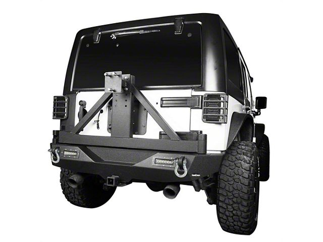 Rear Bumper with Tire Carrier (07-18 Jeep Wrangler JK)