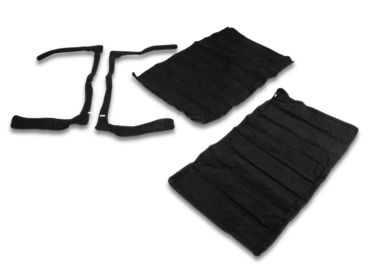 RedRock Jeep Wrangler Hard Top Insulation; 4Piece Set J166667 (9706