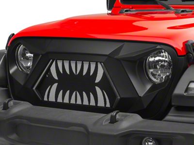 RedRock Open Wide Grille with LED DRL (18-23 Jeep Wrangler JL w/o TrailCam)