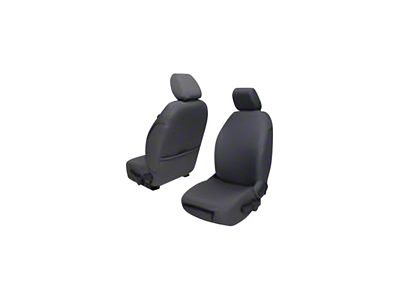 Bartact Baseline Performance Front Seat Covers; Graphite (13-18 Jeep Wrangler JK)