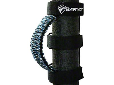 Bartact Paracord Grab Handles; Black/Blue Camo (Universal; Some Adaptation May Be Required)
