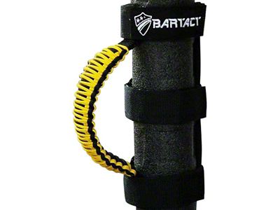 Bartact Paracord Grab Handles; Black/Yellow (Universal; Some Adaptation May Be Required)