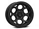 KMC Dirty Harry Textured Black Wheel; 17x9 (18-24 Jeep Wrangler JL)