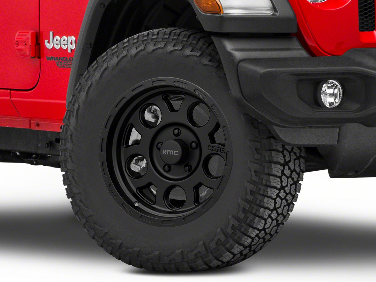 KMC Enduro Matte Black Wheel; 18x9 (22-23 Jeep Grand Cherokee WL)