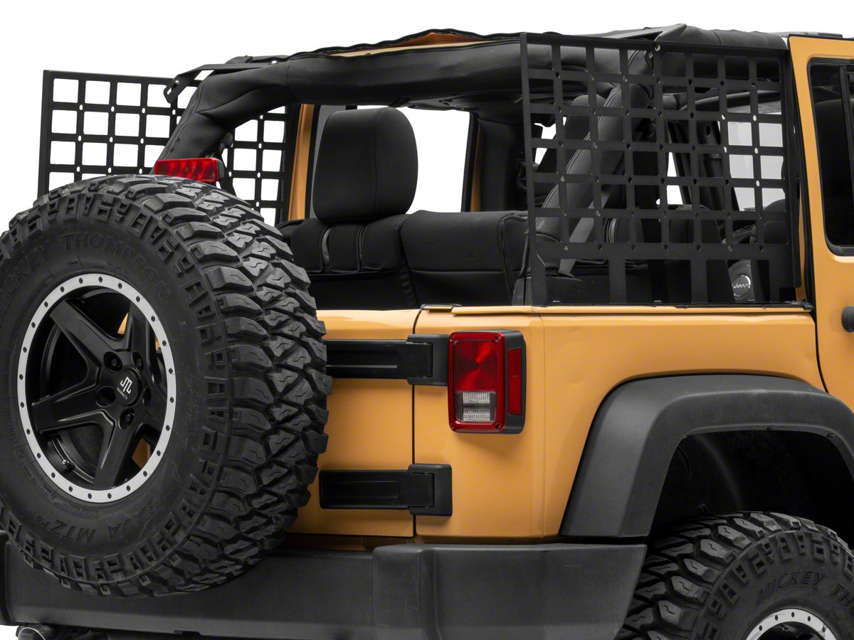 RedRock Jeep Wrangler Hard Top Rear Window Molle Panels J166730 (07-18 Jeep  Wrangler JK 4-Door) - Free Shipping