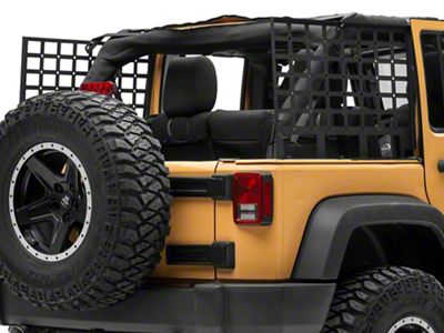 RedRock Hard Top Rear Window Molle Panels (07-18 Jeep Wrangler JK 4-Door)