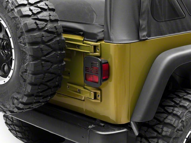 RedRock Flag Tail Light Trim (97-06 Jeep Wrangler TJ)
