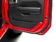 RedRock Inner Door Trim Set; Red (18-24 Jeep Wrangler JL)