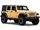 Jeep Licensed by RedRock Sport Script Side Logo Decal; White (87-18 Jeep Wrangler YJ, TJ & JK)