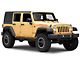 Jeep Licensed by RedRock Rubicon Hood Logo Decal; Red (07-18 Jeep Wrangler JK)