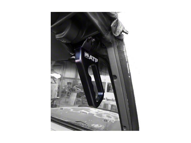 American Trail Products Front Billet Grab Handles; Blue (97-06 Jeep Wrangler TJ)