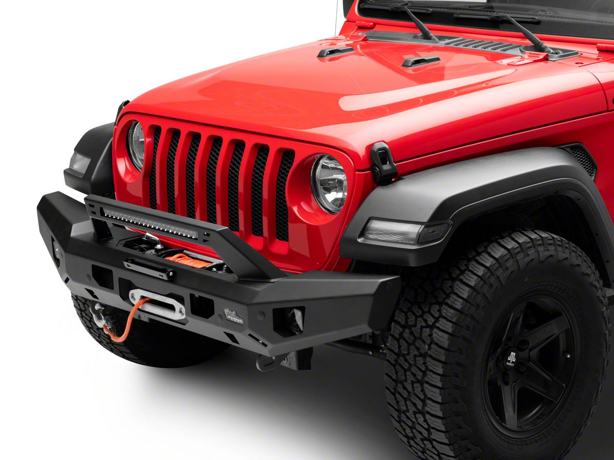 Ironman 4x4 Jeep Wrangler Raid Series Full Length Front and Rear Bumper  Armor Package BBR077JLKS2-80B20BFR (18-23 Jeep Wrangler JL) - Free Shipping