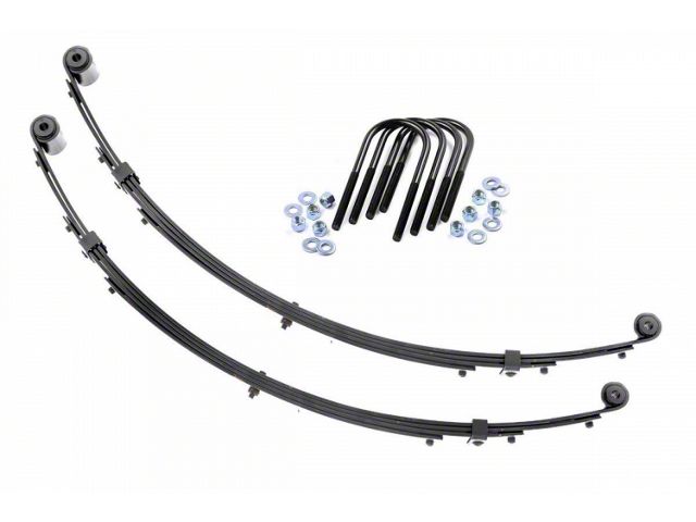 Rough Country Front Leaf Springs for 4-Inch Lift (87-95 Jeep Wrangler YJ)