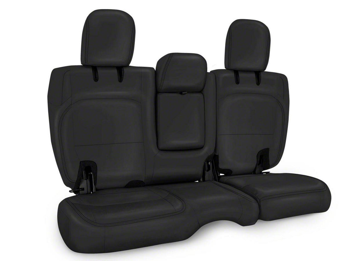 PRP Jeep Wrangler Rear Bench Seat Cover; All Black B044-02 (18-23 Jeep  Wrangler JL 4-Door w/ Leather Interior) - Free Shipping