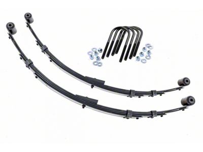 Rough Country Rear Leaf Springs for 4-Inch Lift (87-95 Jeep Wrangler YJ)