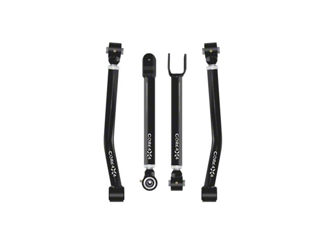 Core 4x4 Adjustable Front Upper and Lower Control Arms; Tier 2 (07-18 Jeep Wrangler JK)