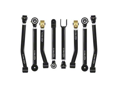 Core 4x4 Adjustable Upper and Lower Control Arms; Tier 2 (07-18 Jeep Wrangler JK)