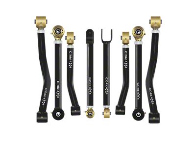 Core 4x4 Adjustable Upper and Lower Control Arms; Tier 3 (07-18 Jeep Wrangler JK)