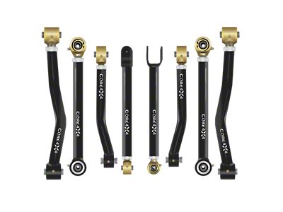Core 4x4 Adjustable Upper and Lower Control Arms; Tier 4 (07-18 Jeep Wrangler JK)