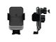 Direct Fit Phone Mount with Charging Auto Closing Cradle Head; Black (18-24 Jeep Wrangler JL)