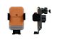 Direct Fit Phone Mount with Charging Auto Closing Cradle Head; Tan (20-24 Jeep Gladiator JT)