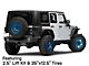 Fuel Wheels Ammo Gloss Blue with Black Bead Ring Wheel; 20x10 (07-18 Jeep Wrangler JK)