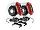 Brembo GT Series 4-Piston Rear Big Brake Kit with 15-Inch 2-Piece Type 3 Slotted Rotors; Red Calipers (18-24 Jeep Wrangler JL)
