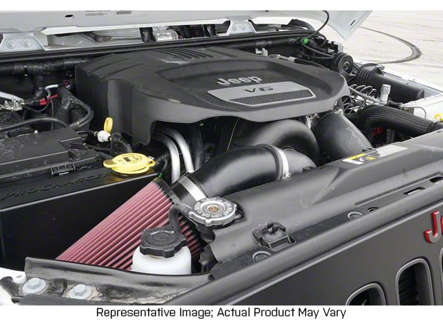 Procharger High Output Intercooled Supercharger Complete Kit with P-1SC-1; Polished Finish (18-22 3.6L Jeep Wrangler JL)