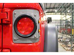 Motobilt Round Tail Light Conversion Kit (18-23 Jeep Wrangler JL w/ Factory Halogen Tail Lights)