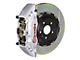 Brembo GT Series 6-Piston Front Big Brake Kit with 15-Inch 2-Piece Type 1 Slotted Rotors; Silver Calipers (18-24 Jeep Wrangler JL)