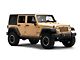 Jeep Licensed by TruShield Element Tinted Window Visors; Front and Rear (07-18 Jeep Wrangler JK 4-Door)