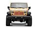 Jeep Licensed by RedRock Grille insert with Black Logo; Red (07-18 Jeep Wrangler JK)