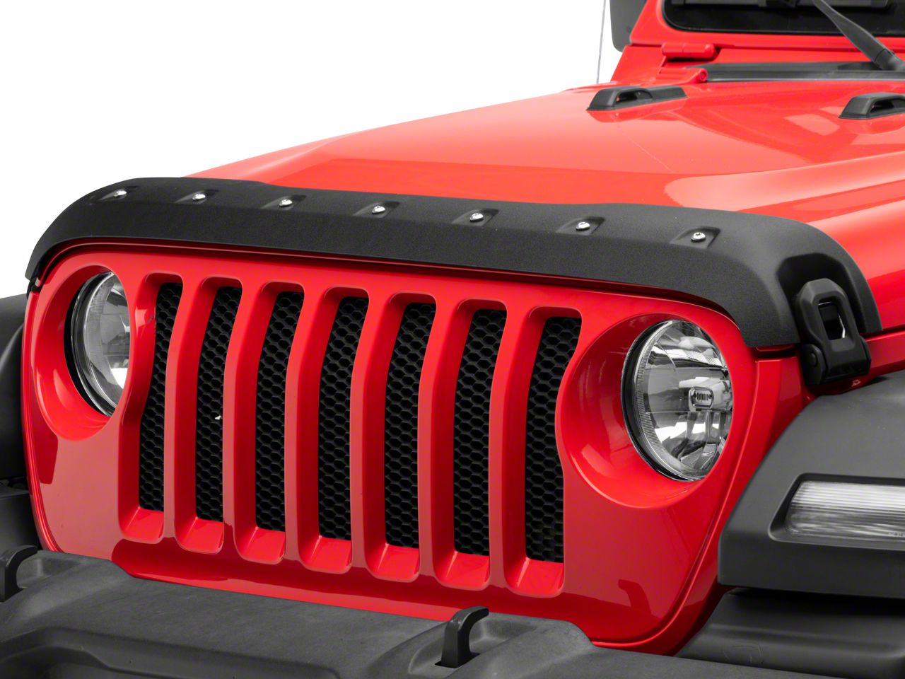 Jeep wrangler deals windshield rock deflector